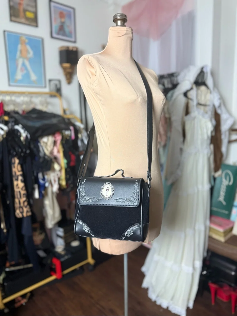 Interview With The Vampire Crossbody Satchel Bag Whimsigoth Dark Academia